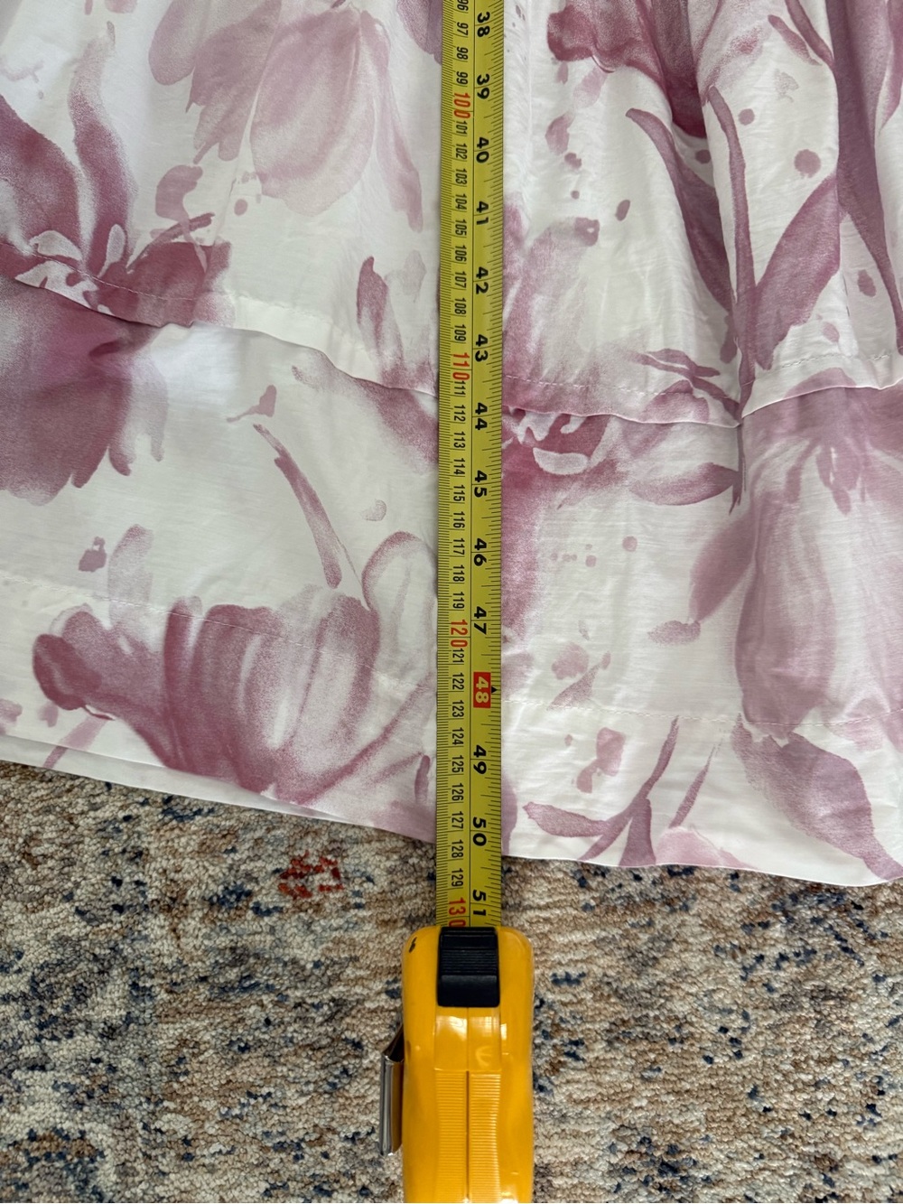 Anthropologie Somerset Maxi Dress in Mauve Floral- Size Small Petite - Picture 4 of 5